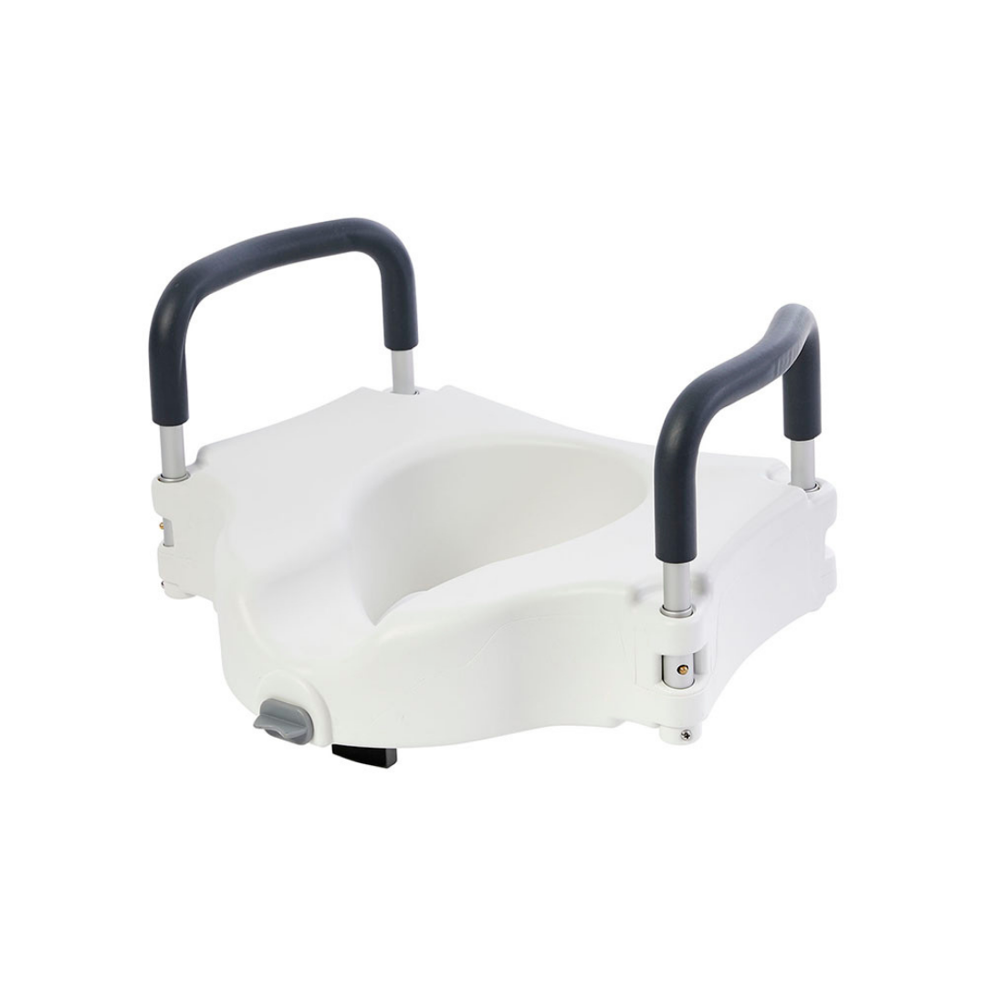Raised Toilet Seat with Removable Arms - Image 2